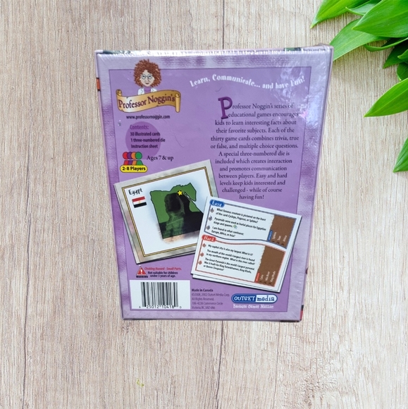 Professor Noggin's Countries of the World Card Game New! - Picture 2 of 3